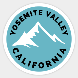 Yosemite Valley Ski Snowboard Mountain California Yosemite - Yosemite Valley California - Travel Sticker